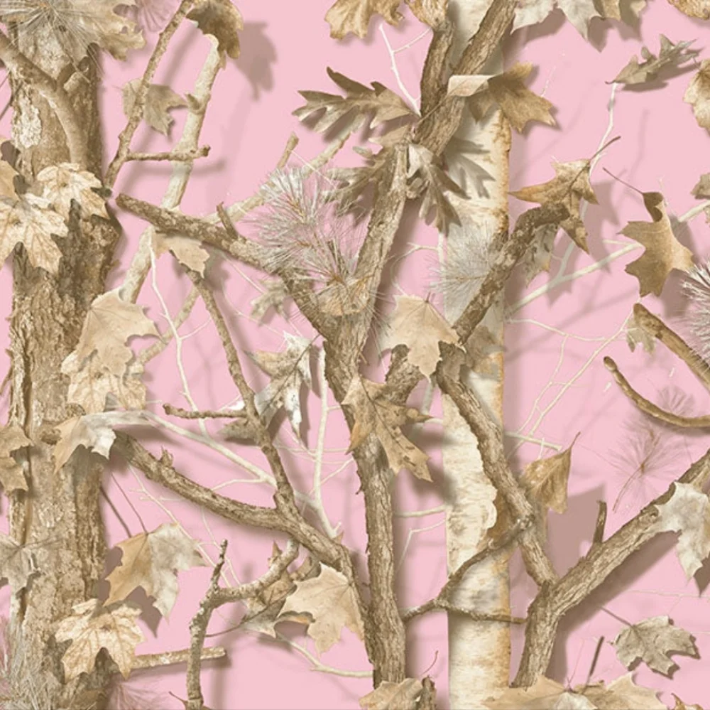 Wallpaper Sawgrass Pink Camo Forest